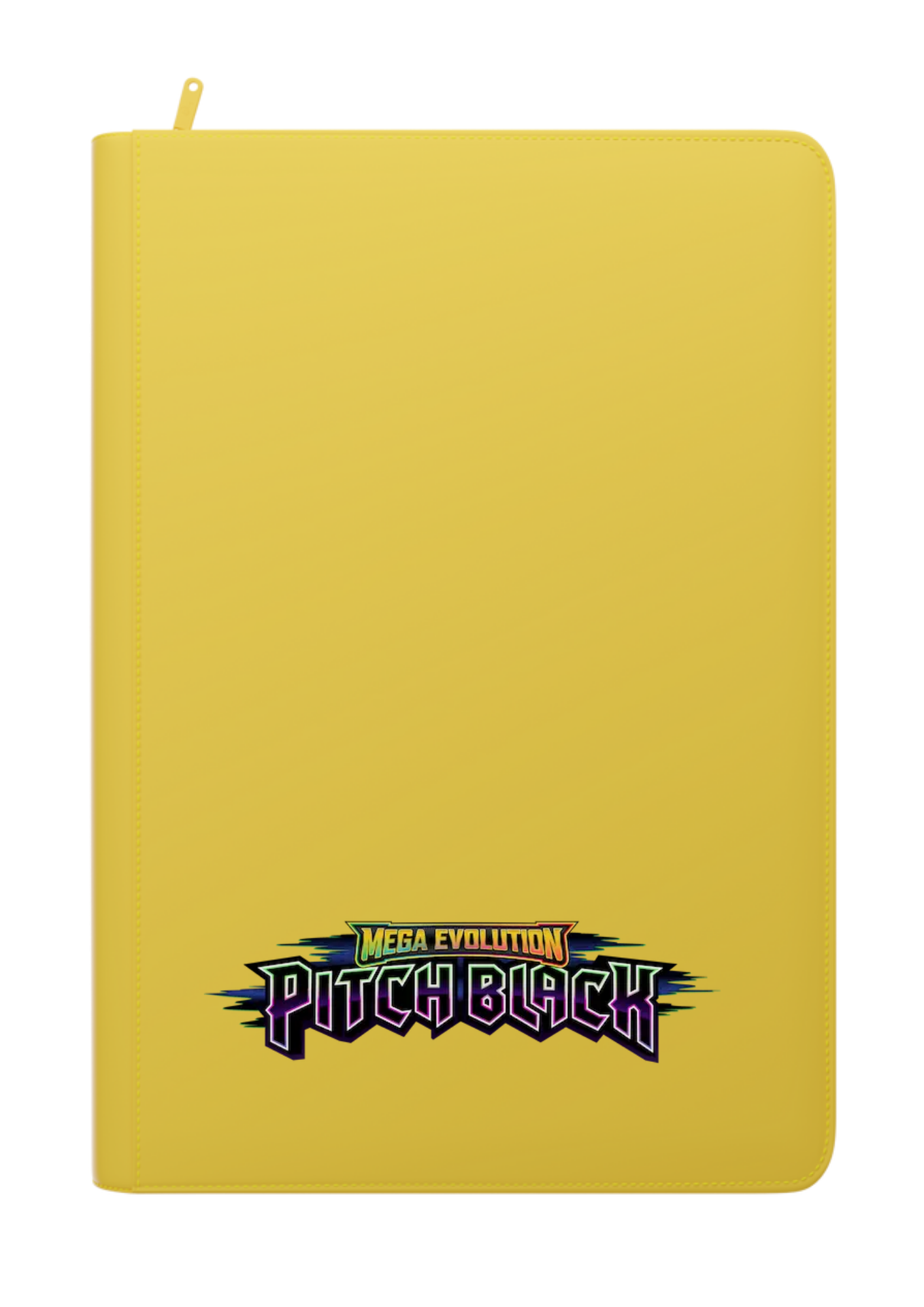 Pitch Black Printed Binder - Palms Off Gaming Stealth 9 Pocket Zip Binder