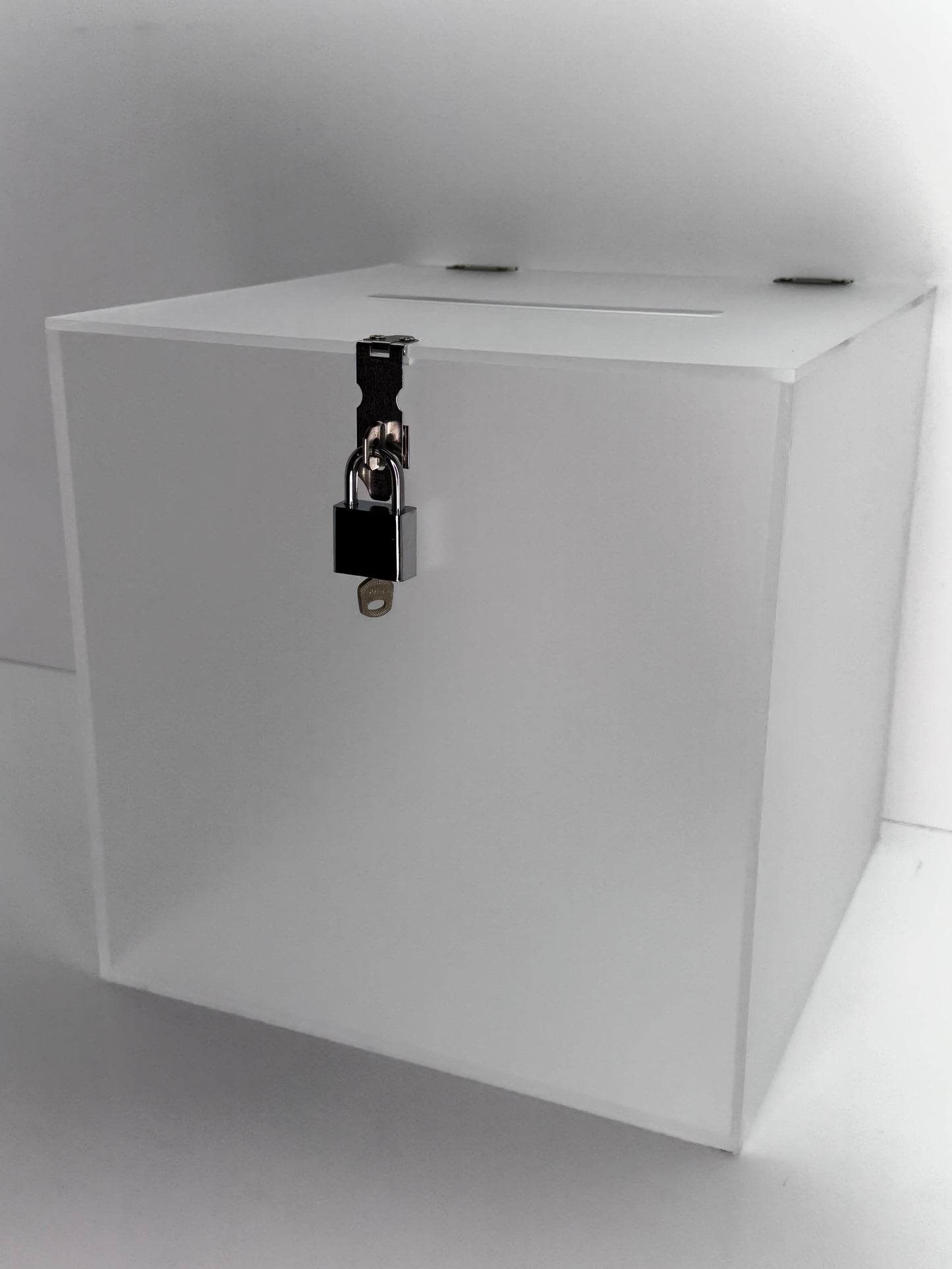 Frosted Acrylic Wishing Well – Heavy Duty (300mm x 300mm x 300mm)