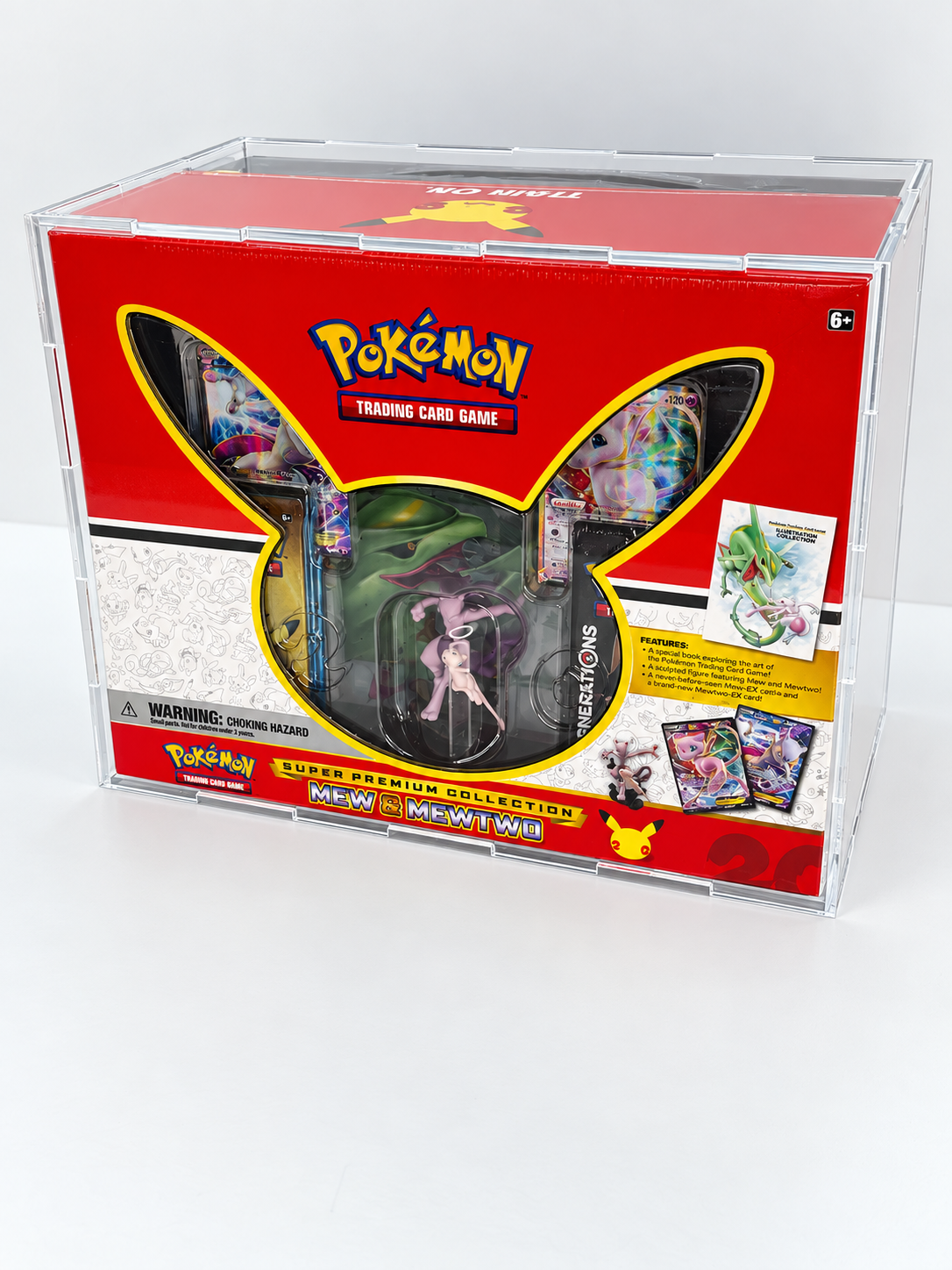 Pokémon Acrylic Generations Super Premium Collection Box Display Case