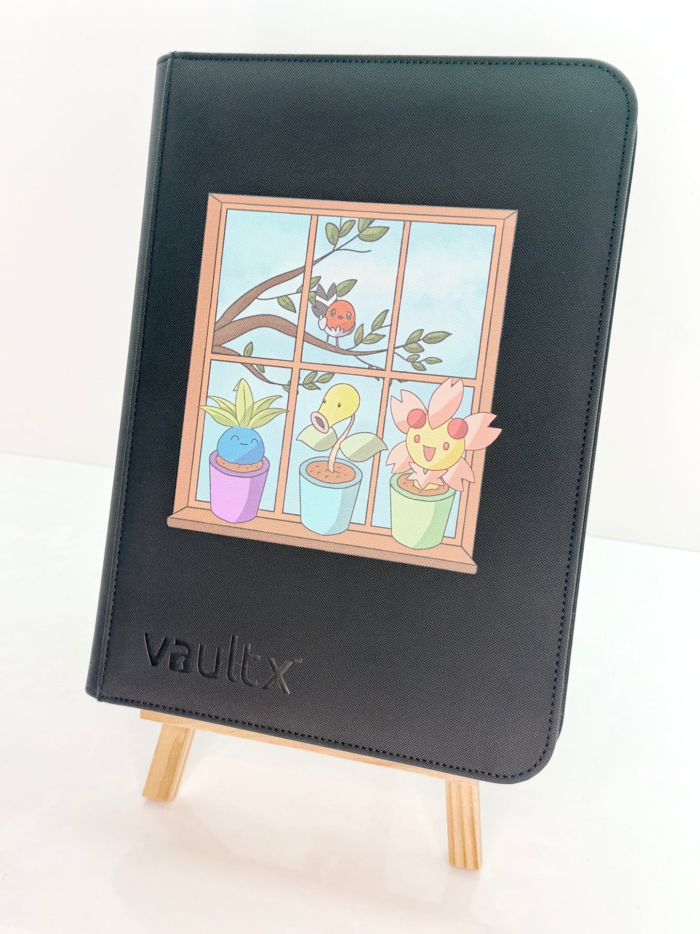 Flowers Printed Binder - Vault X 9 Pocket Zip Binder