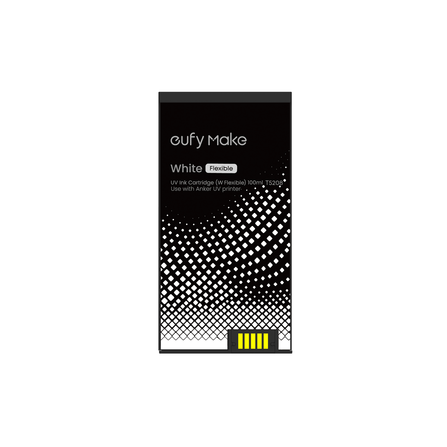 eufyMake UV Ink Cartridge (F, Flexible White 100ml) for UV Printer E1