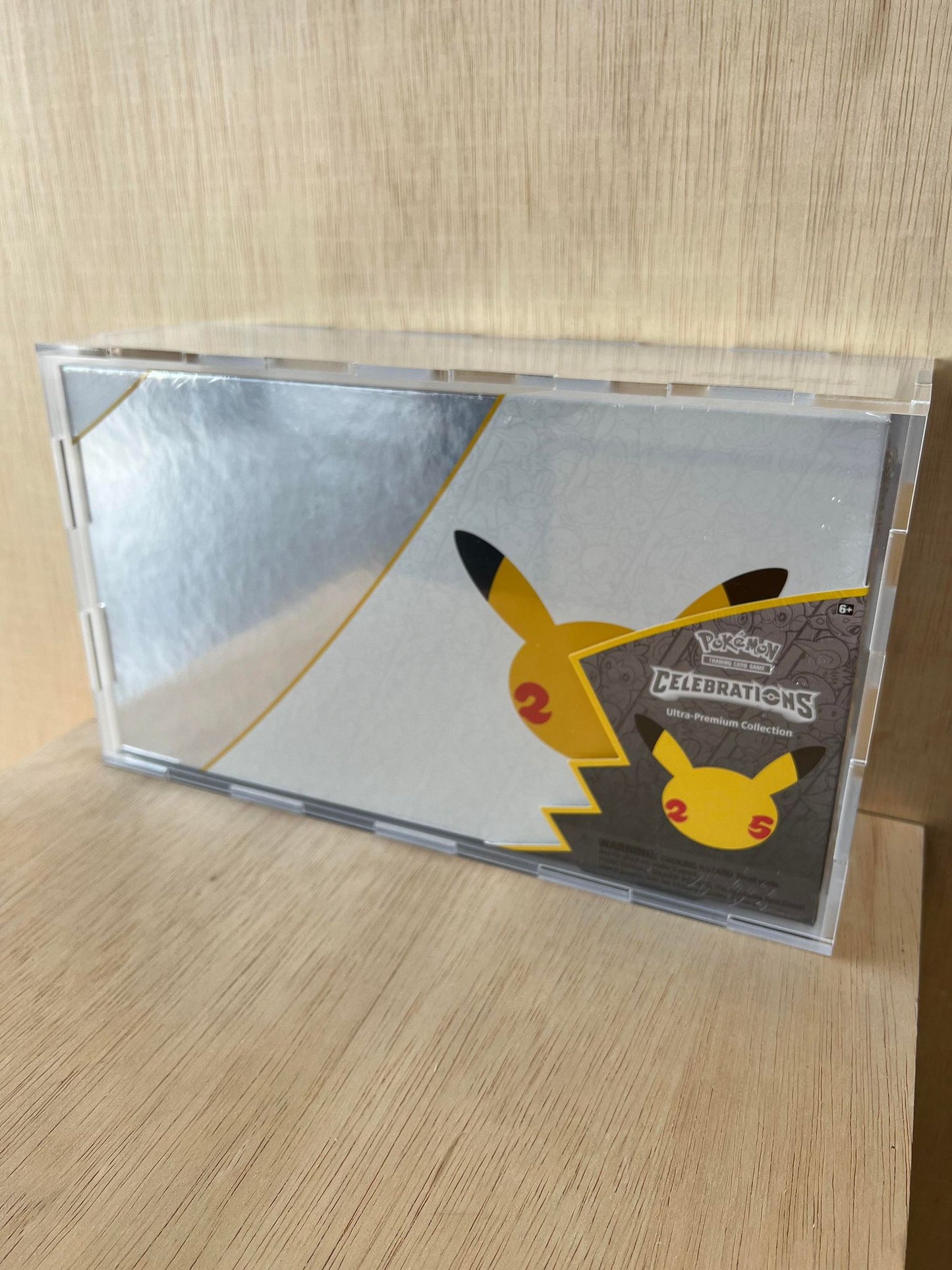 Pokémon Acrylic Celebrations Ultra Premium Collection Display Case Box