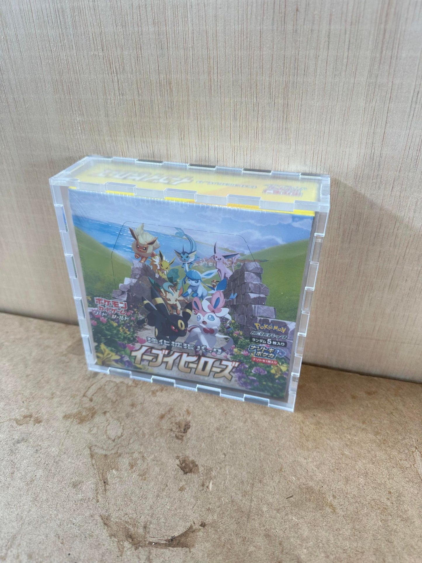 Pokémon Acrylic Japanese Booster Box Display Case Box