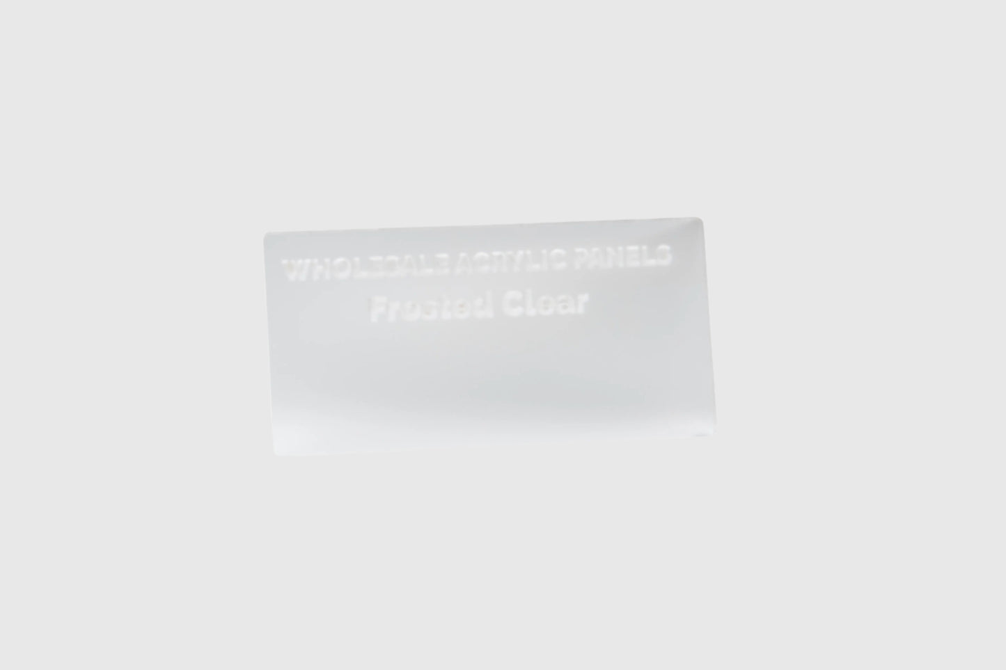 Frosted Clear 001 Acrylic Sheet
