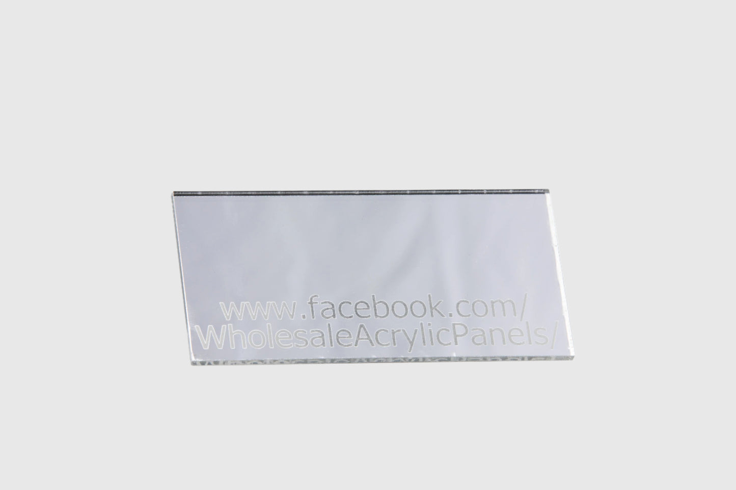 Double Sided Silver Mirror Acrylic Sheet Full sheet: 2440mm x 1220mm x 3mm