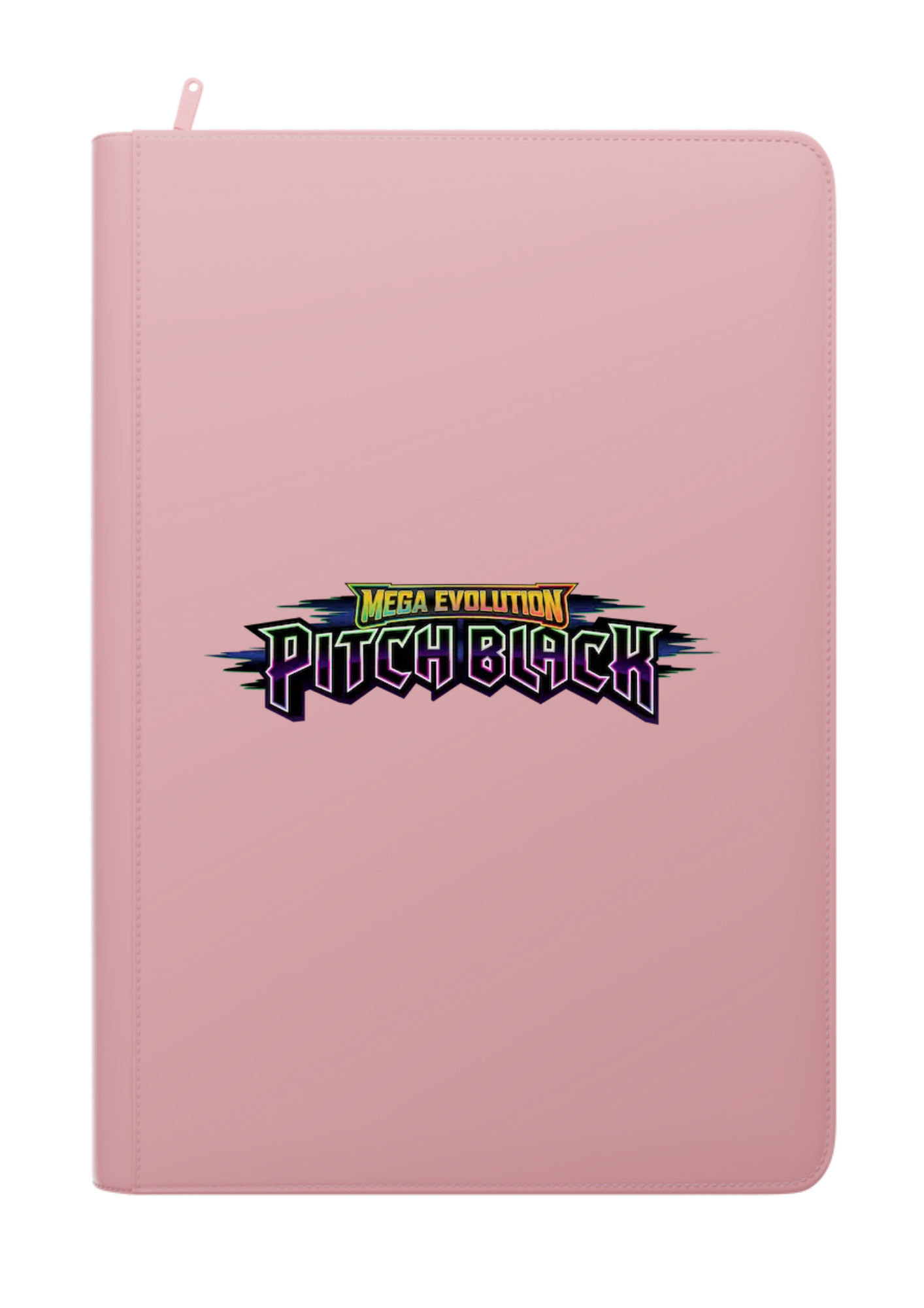 Pitch Black Printed Binder - Palms Off Gaming Stealth 9 Pocket Zip Binder