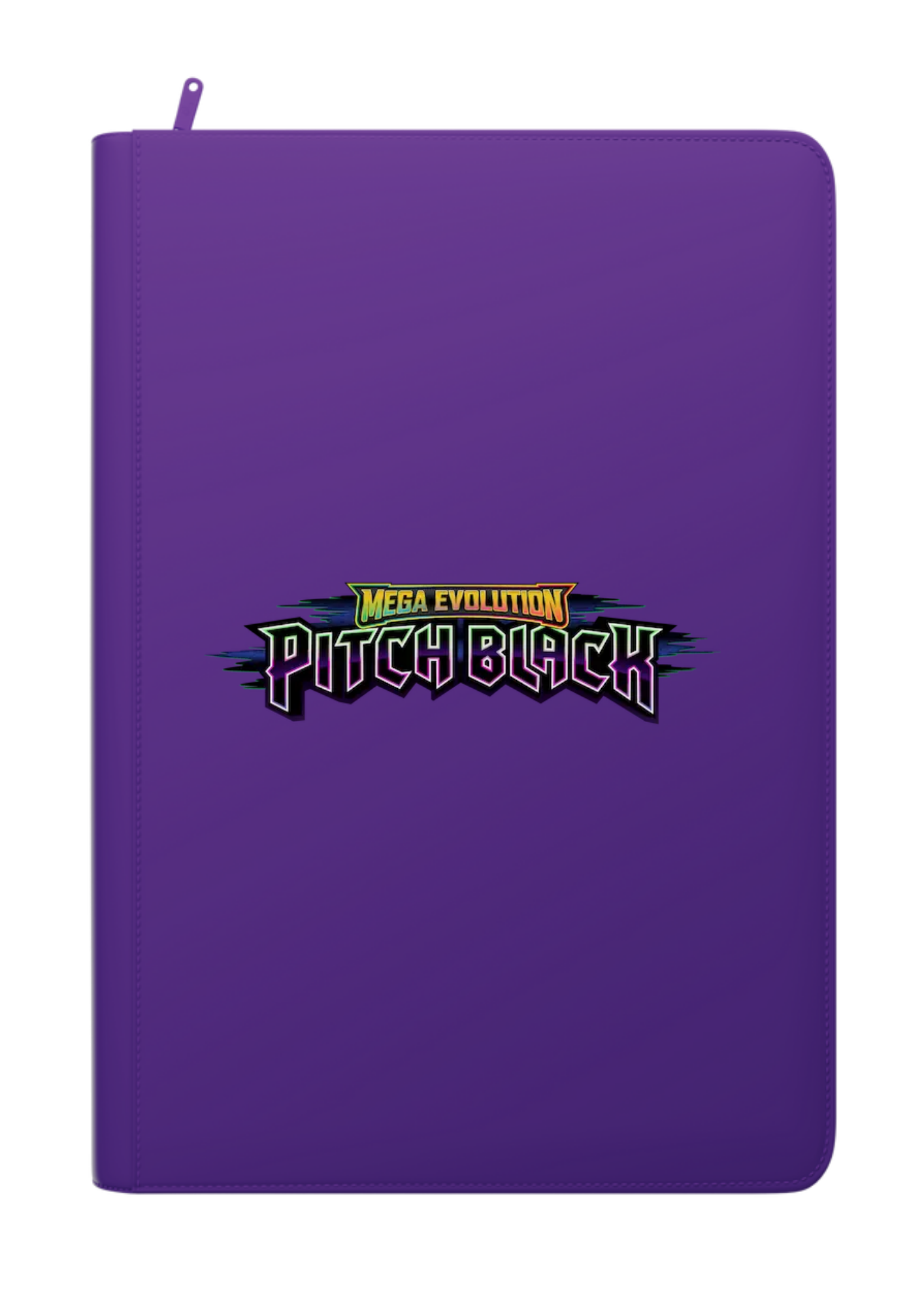 Pitch Black Printed Binder - Palms Off Gaming Stealth 9 Pocket Zip Binder