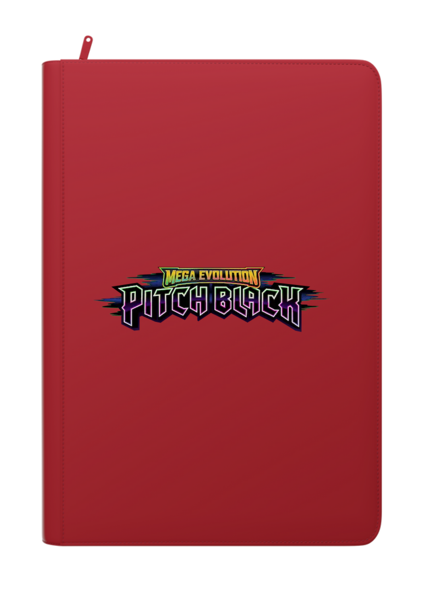 Pitch Black Printed Binder - Palms Off Gaming Stealth 9 Pocket Zip Binder