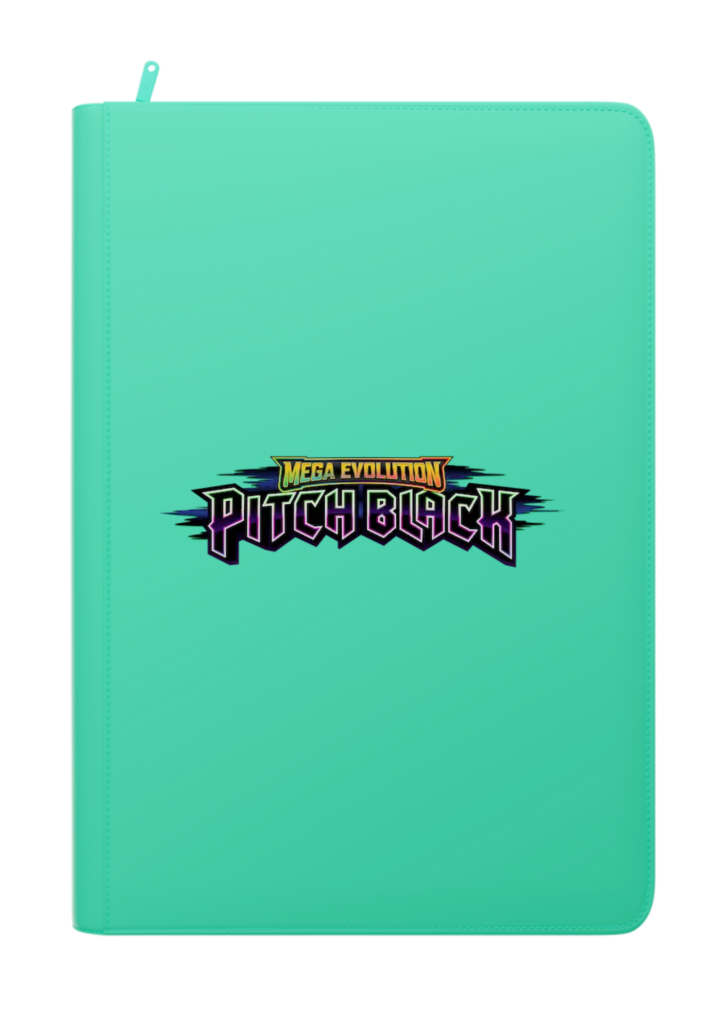 Pitch Black Printed Binder - Palms Off Gaming Stealth 9 Pocket Zip Binder