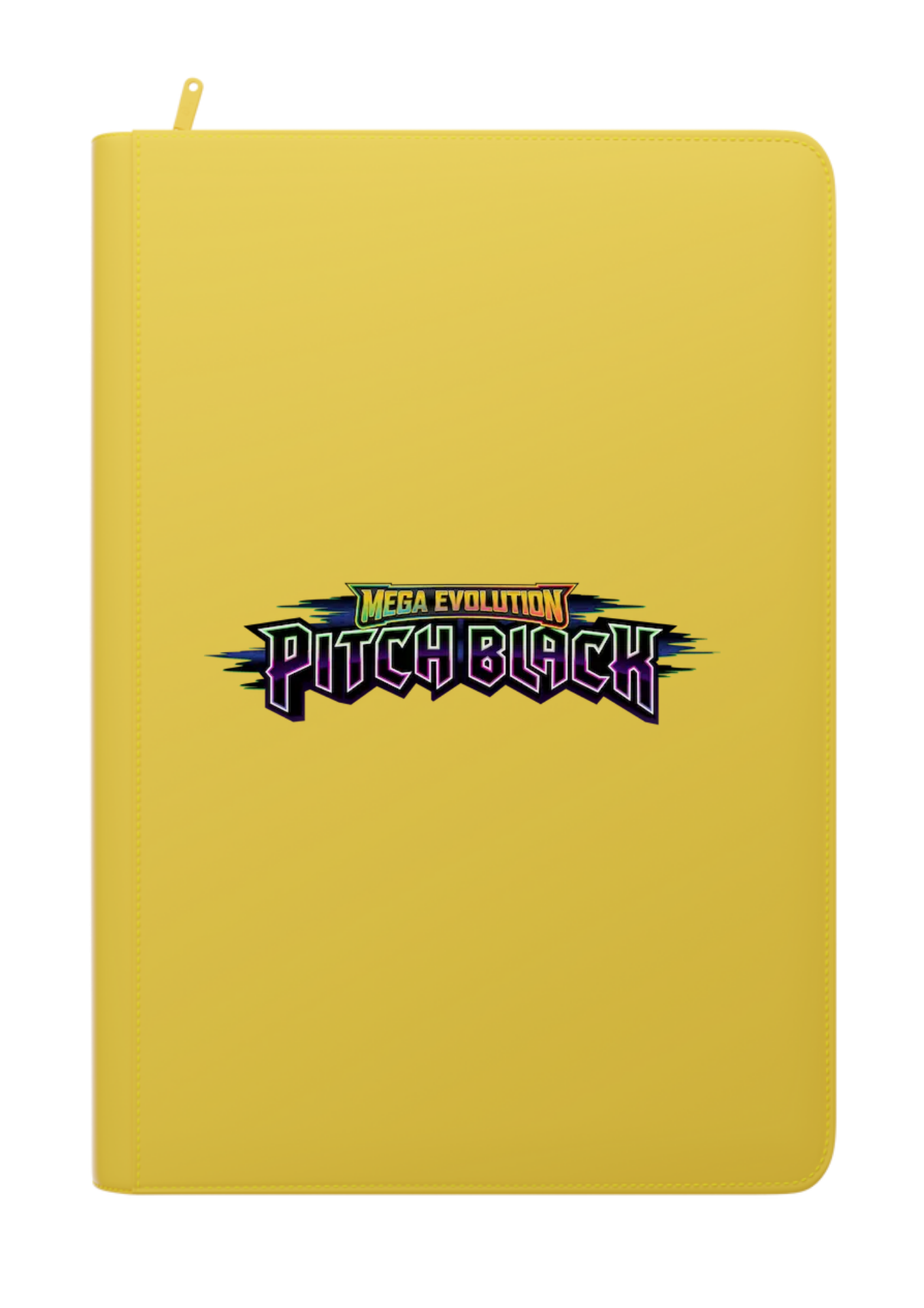 Pitch Black Printed Binder - Palms Off Gaming Stealth 9 Pocket Zip Binder