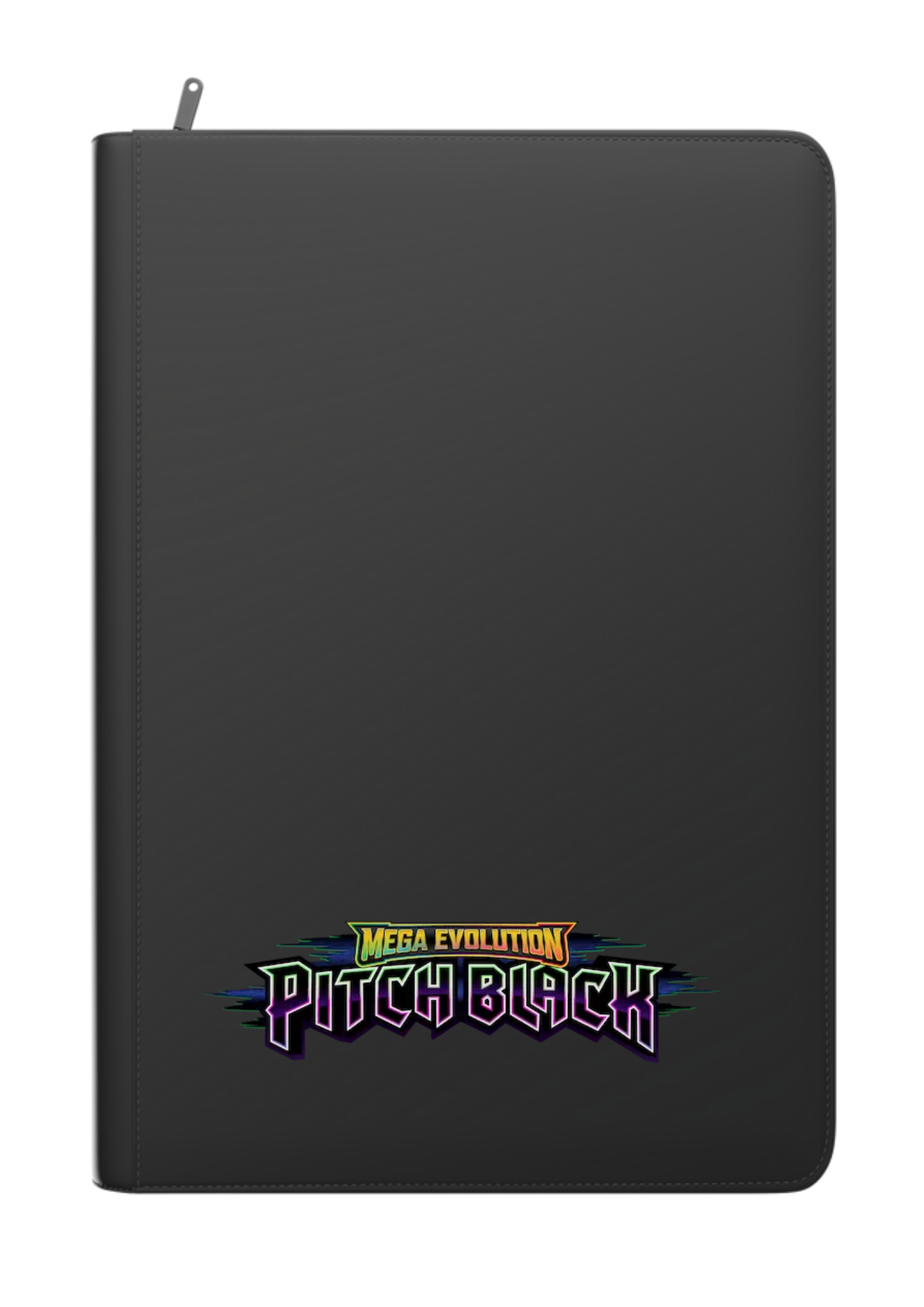 Pitch Black Printed Binder - Palms Off Gaming Stealth 9 Pocket Zip Binder