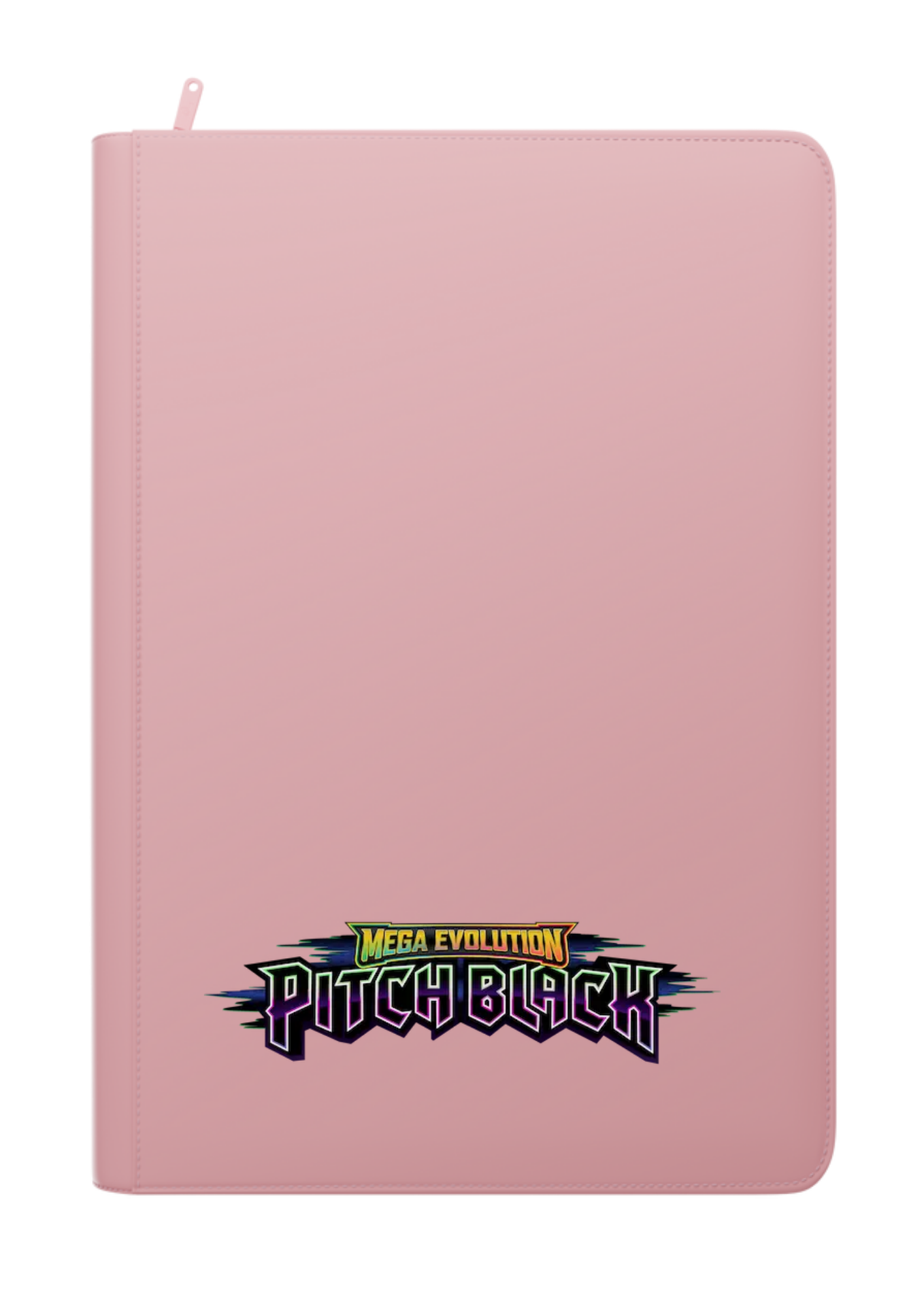 Pitch Black Printed Binder - Palms Off Gaming Stealth 9 Pocket Zip Binder