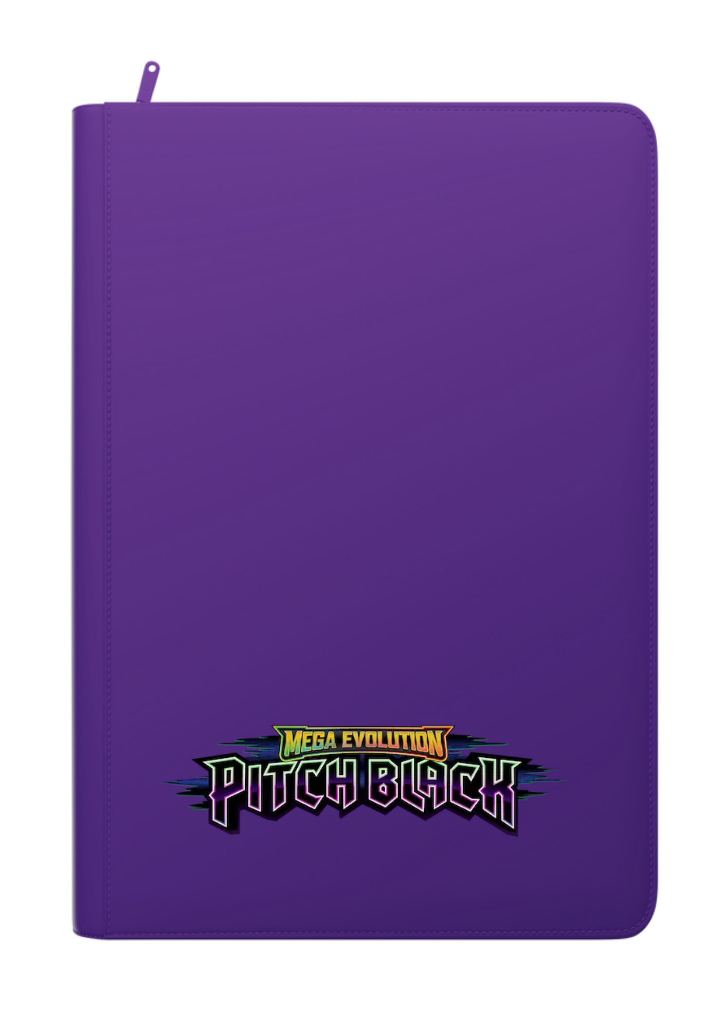 Pitch Black Printed Binder - Palms Off Gaming Stealth 9 Pocket Zip Binder