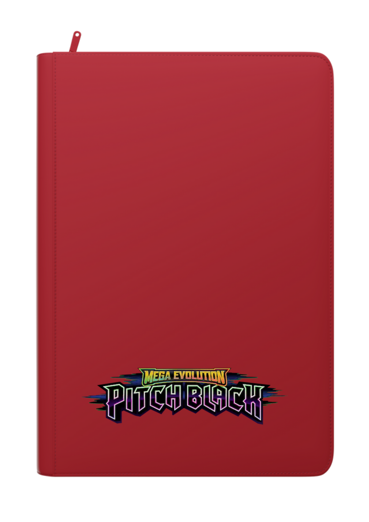Pitch Black Printed Binder - Palms Off Gaming Stealth 9 Pocket Zip Binder