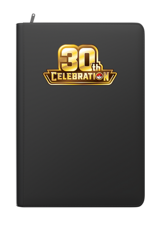 30th Celebration Printed Binder - Palms Off Gaming Stealth 9 Pocket Zip Binder