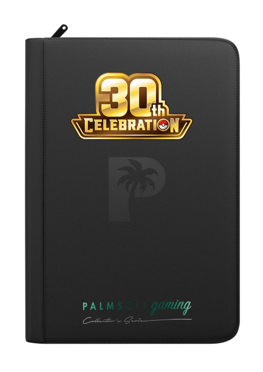 30th Celebration Printed Binder - Palms Off Gaming Zip Binder