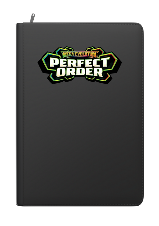 Perfect Order Printed Binder - Palms Off Gaming Stealth 9 Pocket Zip Binder