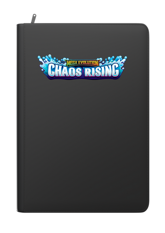 Chaos Rising Printed Binder - Palms Off Gaming Stealth 9 Pocket Zip Binder