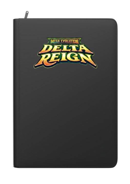 Delta Reign Printed Binder - Palms Off Gaming Stealth 9 Pocket Zip Binder
