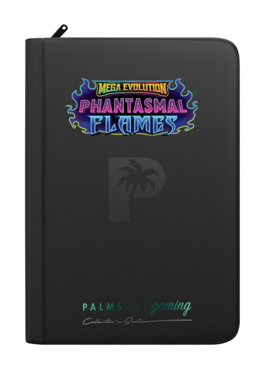 Phantasmal Flames Printed Binder - Palms Off Gaming Zip Binder