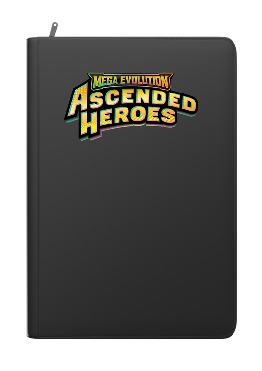 Ascended Heroes Printed Binder - Palms Off Gaming Stealth 9 Pocket Zip Binder