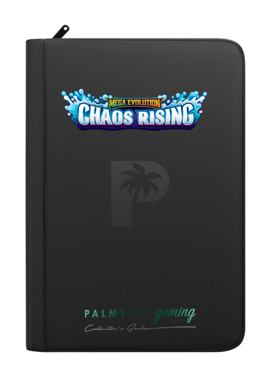 Chaos Rising Printed Binder - Palms Off Gaming Zip Binder