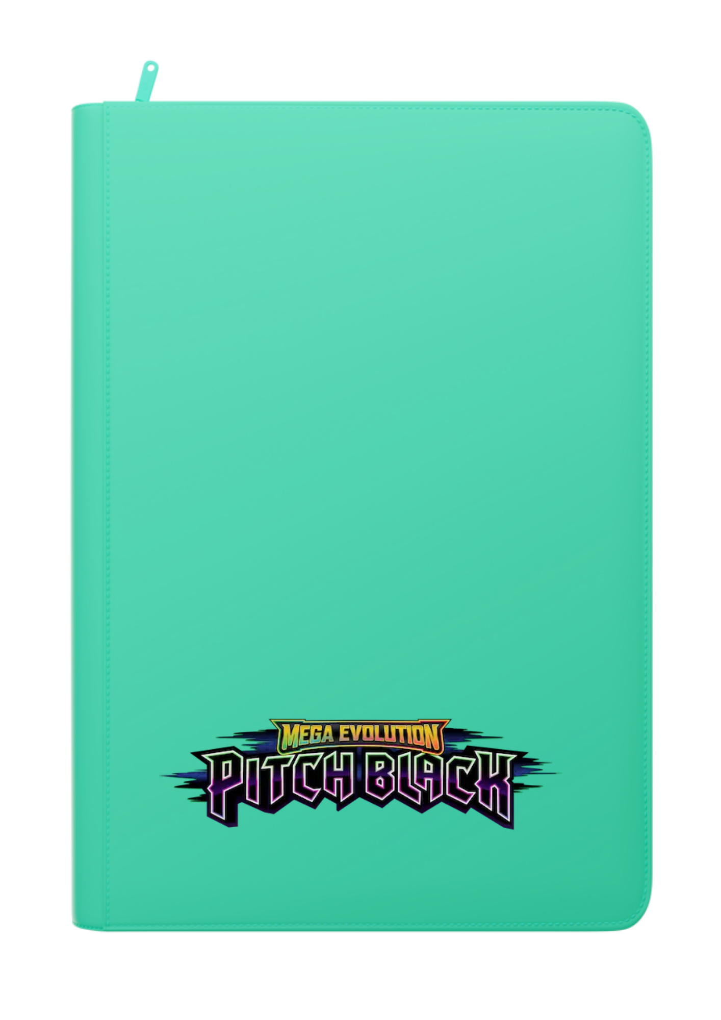 Pitch Black Printed Binder - Palms Off Gaming Stealth 9 Pocket Zip Binder