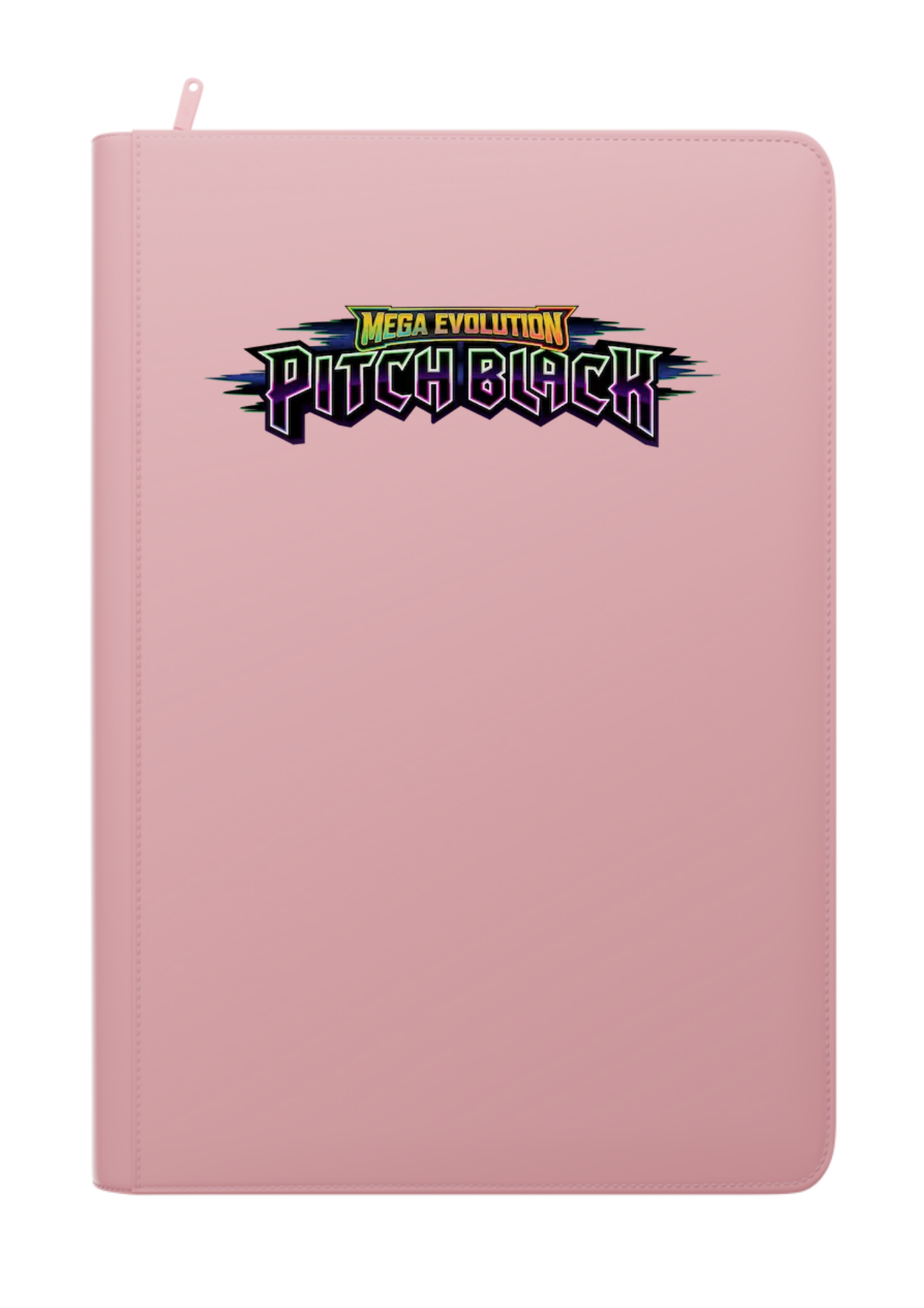 Pitch Black Printed Binder - Palms Off Gaming Stealth 9 Pocket Zip Binder