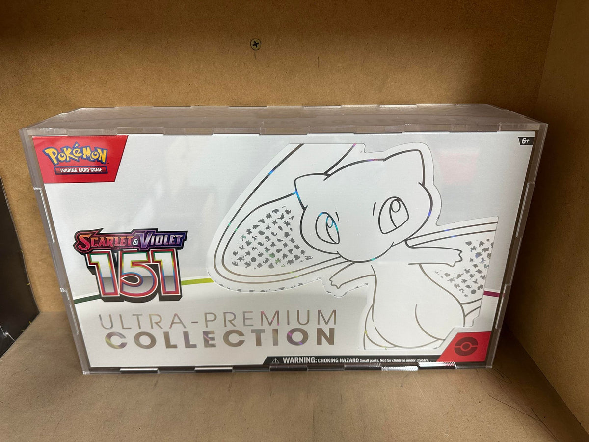 Pokémon Acrylic 151 Ultra Premium Collection Display Case Box ...