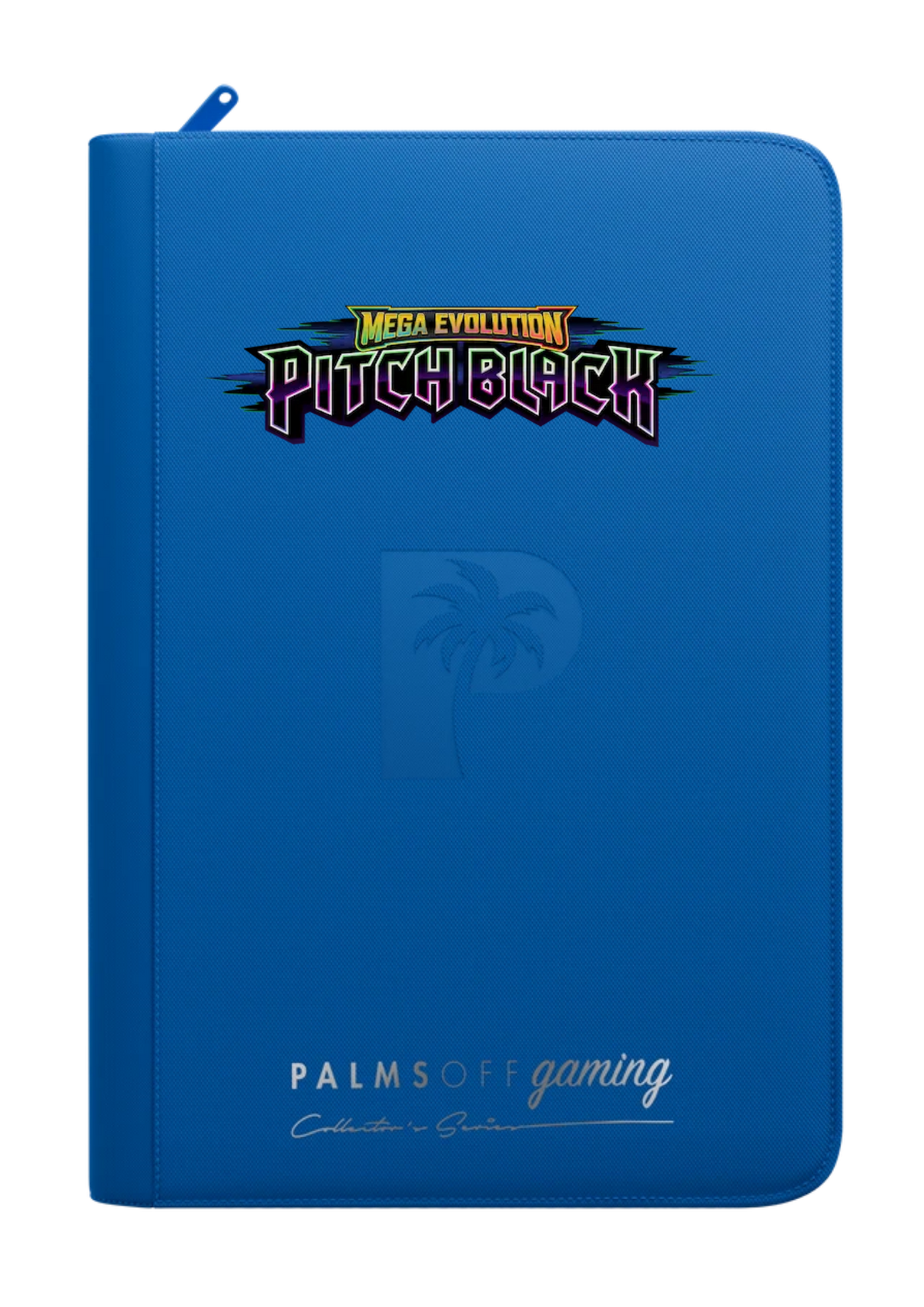 Pitch Black Printed Binder - Palms Off Gaming Zip Binder