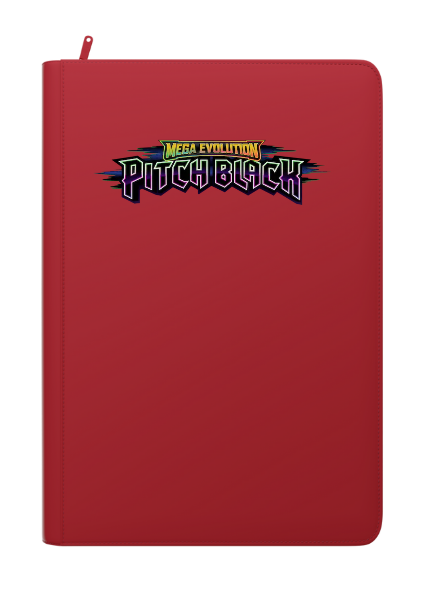 Pitch Black Printed Binder - Palms Off Gaming Stealth 9 Pocket Zip Binder