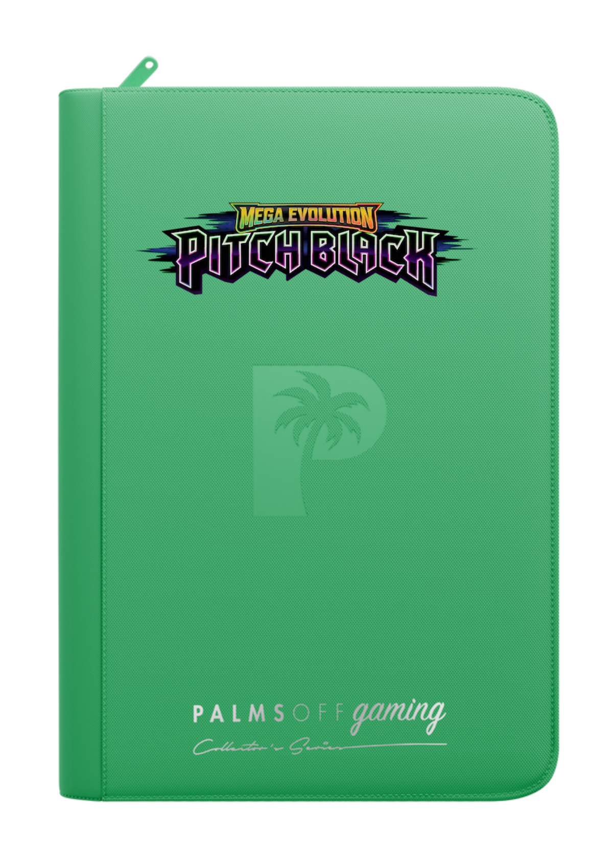 Pitch Black Printed Binder - Palms Off Gaming Zip Binder