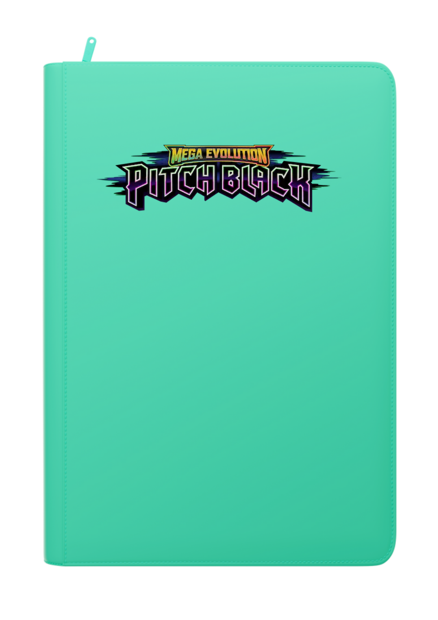 Pitch Black Printed Binder - Palms Off Gaming Stealth 9 Pocket Zip Binder