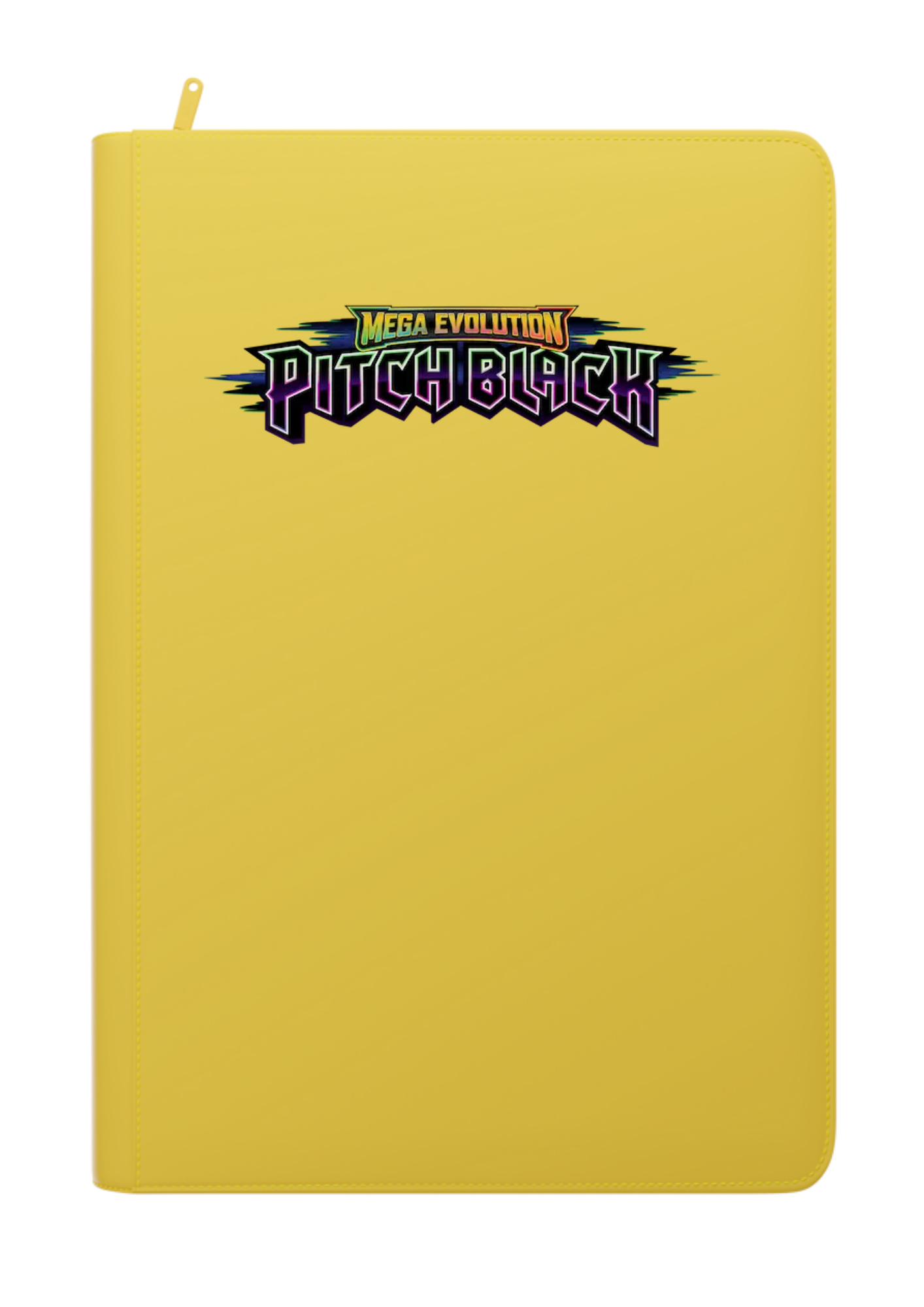 Pitch Black Printed Binder - Palms Off Gaming Stealth 9 Pocket Zip Binder