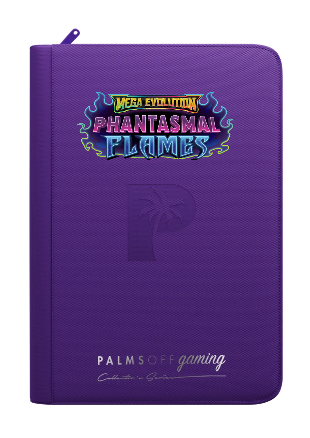 Phantasmal Flames Printed Binder - Palms Off Gaming Zip Binder