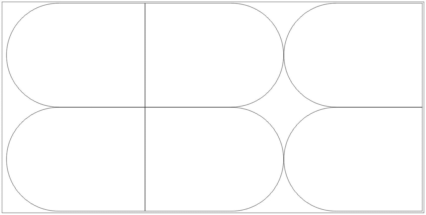 Wholesale Blank Arches - 6pc 800x600 No Holes