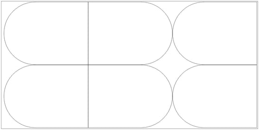 Wholesale Blank Arches - 6pc 800x600 No Holes
