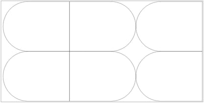Wholesale Blank Arches - 6pc 800x600 With Holes