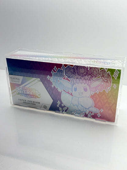 Pokémon Acrylic Prismatic Super Premium Collection Display Case Box