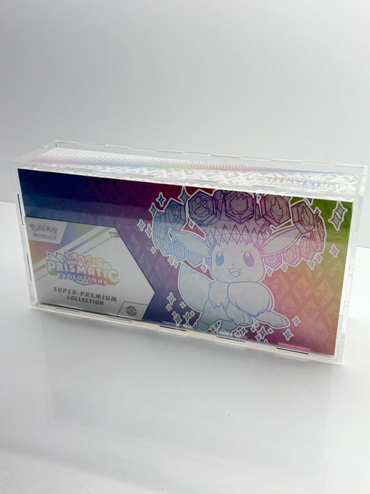 Pokémon Acrylic Prismatic Super Premium Collection Display Case Box