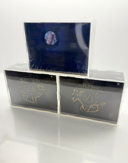 Pokémon Acrylic Zacian & Zamazenta Elite Trainer Box Plus Display Case Box