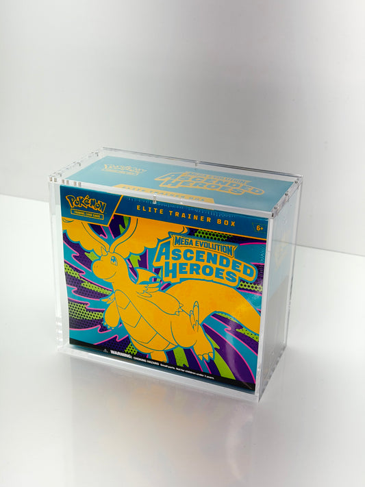 Pokémon Acrylic Elite Trainer Box (ETB) Display Case Box (Magnetic)