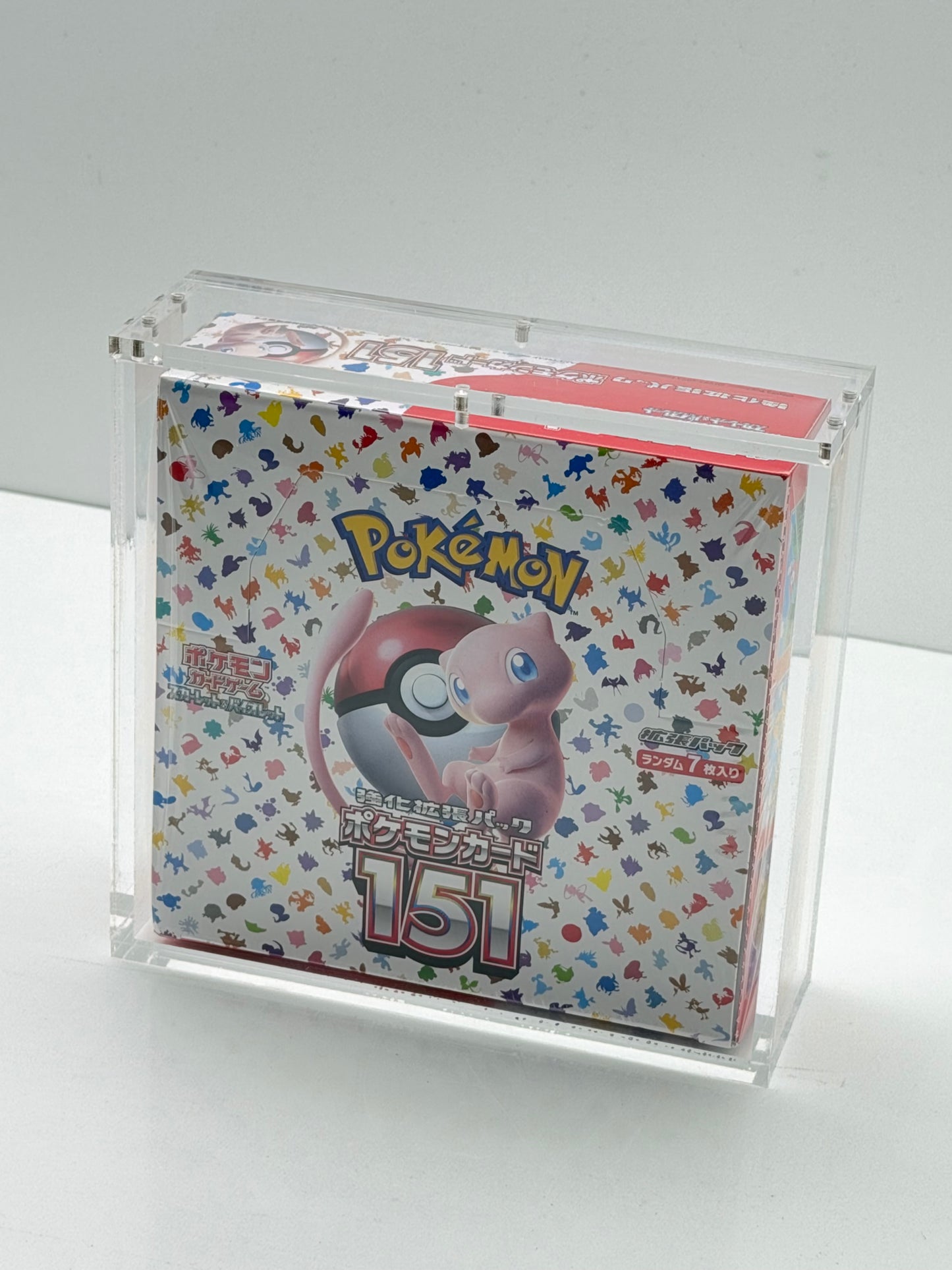 Pokémon Acrylic Japanese Booster Box Display Case Box (Magnetic)