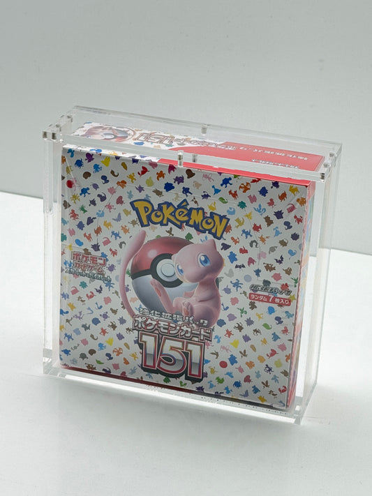 Pokémon Acrylic Japanese Booster Box Display Case Box (Magnetic)