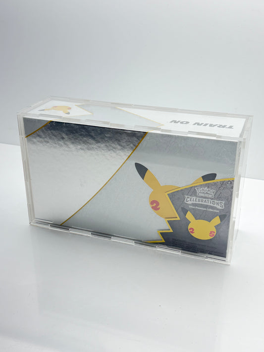 Pokémon Acrylic Celebrations Ultra Premium Collection Display Case Box