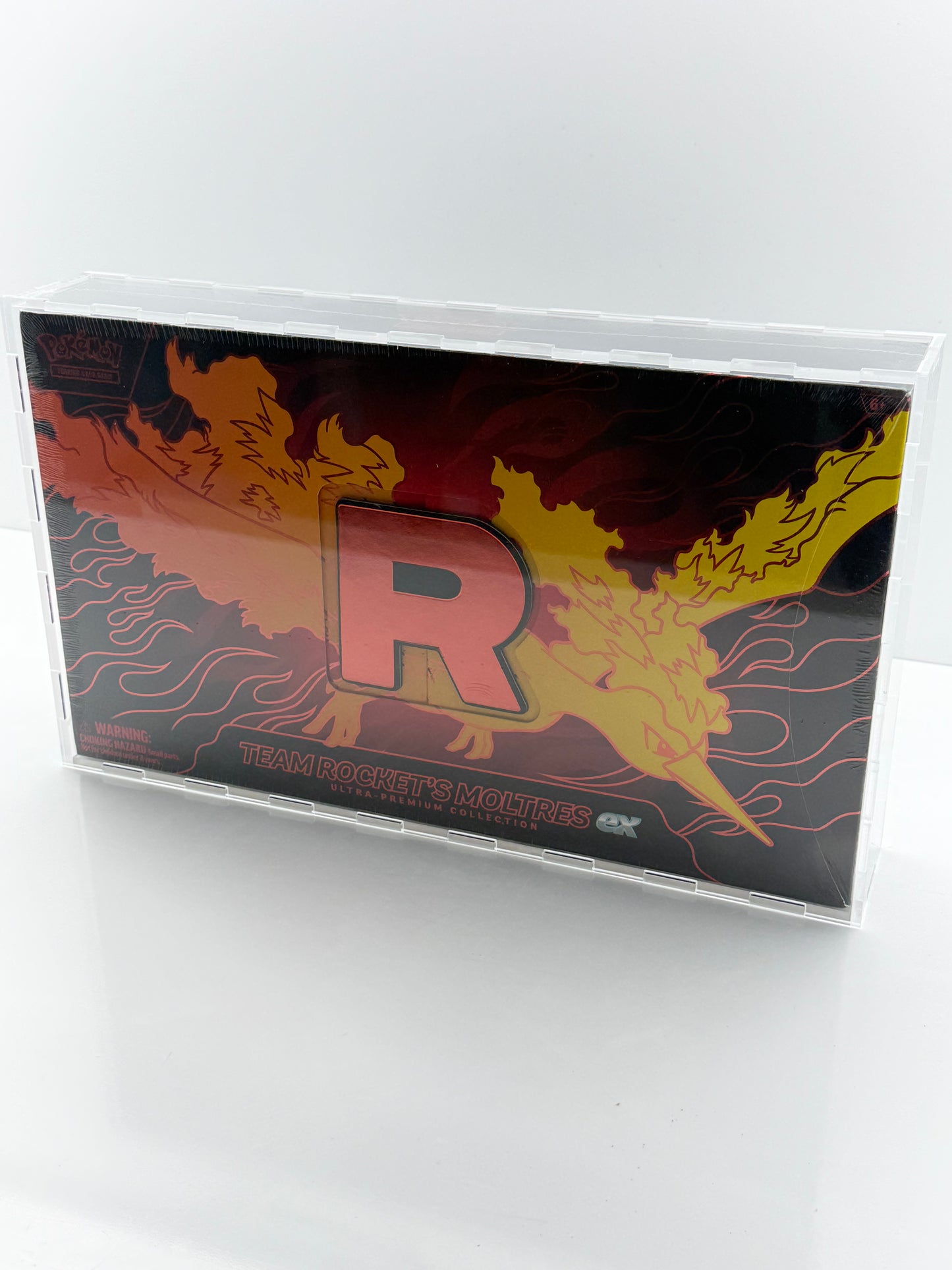 Pokémon Acrylic Moltres Ultra Premium Collection Display Case Box