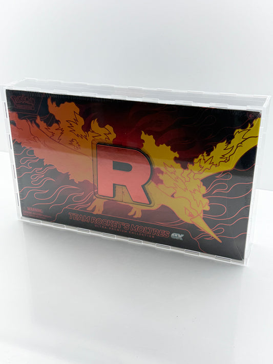 Pokémon Acrylic Moltres Ultra Premium Collection Display Case Box