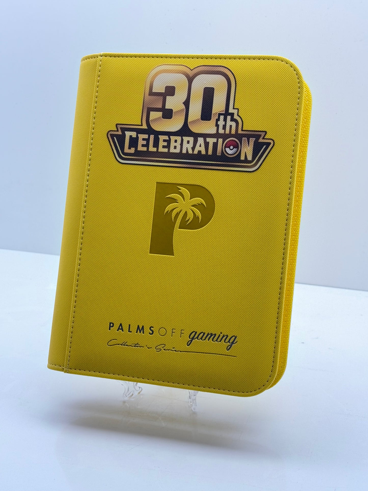 30th Celebration Printed Binder - Palms Off Gaming Collector's Series 4 Pocket Zip Binder