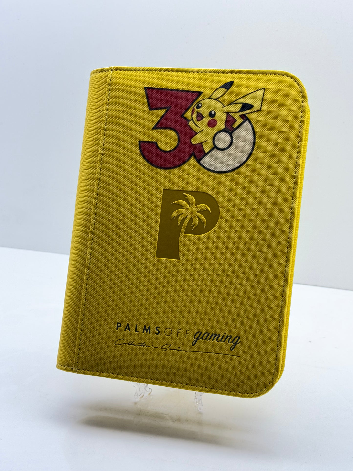 30th Celebration Printed Binder - Palms Off Gaming Collector's Series 4 Pocket Zip Binder