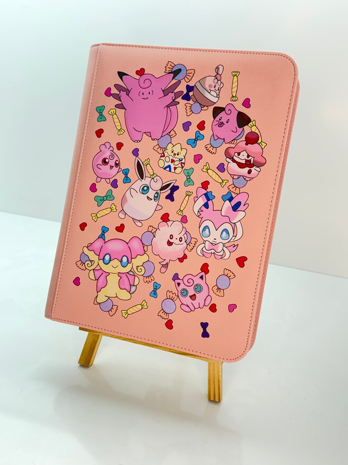Fairy Pokémon Printed Binder - Palms Off Gaming 9 Pocket Stealth Zip Binder